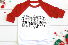 Christmas Svg Hanging Christmas Svg Merry Christmas Svg Png Product Image 4