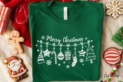 Christmas Svg Hanging Christmas Svg Merry Christmas Svg Png Product Image 3