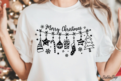 Christmas Svg Hanging Christmas Svg Merry Christmas Svg Png Product Image 2
