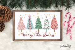 Hand Drawn Christmas Tree SVG, Merry Christmas SVG, PNG Product Image 10
