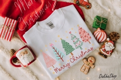 Hand Drawn Christmas Tree SVG, Merry Christmas SVG, PNG Product Image 8