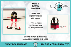 Christmas 3D Elf and Santa Treat Box Set SVG Templates Product Image 9