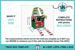 Christmas 3D Elf and Santa Treat Box Set SVG Templates Product Image 5