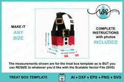 Christmas 3D Elf and Santa Treat Box Set SVG Templates Product Image 8