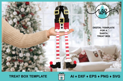 Christmas 3D Elf Treat Box SVG Template Product Image 2