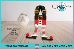 Christmas 3D Elf Treat Box SVG Template Product Image 8