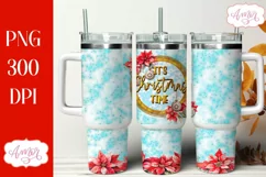 Christmas 40 oz tumbler PNG for sublimation Product Image 1