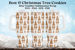 Christmas themed 40oz tumbler wrap design featuring holiday and winter style artwork available as digital files ready to download for crafting and decor projects