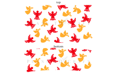 Christmas themed 40oz tumbler wrap design featuring holiday and winter style artwork available as digital files ready to download for crafting and decor projects