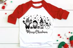 Merry Christmas Svg, Christmas Gnome Svg, Gnome Svg. Product Image 2