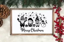 Merry Christmas Svg, Christmas Gnome Svg, Gnome Svg. Product Image 5