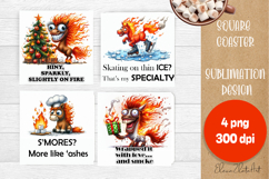 Sarcastic christmas animals year of the horse sublimation Product Image 1