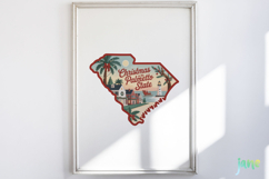 Christmas 50 US States Clipart Product Image 2