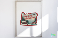 Christmas 50 US States Clipart Product Image 5