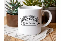 Floral Pencil Svg, Teacher Svg, Back To Scool Svg Product Image 6