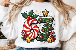 Christmas 67 Number Art PNG Product Image 3
