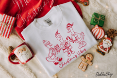 Christmas Goose SVG Merry Christmas Goose Cartoon Line Art Product Image 4