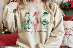 Christmas Goose SVG Merry Christmas Goose Cartoon Line Art Product Image 8