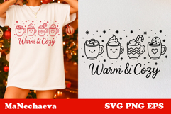Cute Christmas SVG Bundle | 21 Funny Holiday Cliparts Product Image 8