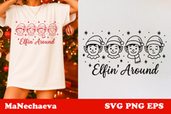 Cute Christmas SVG Bundle | 21 Funny Holiday Cliparts Product Image 9