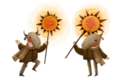 Ukrainian Carolers with Christmas Star. Ukrainian Kids Product Image 9