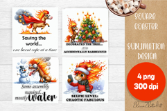 Sarcastic christmas animals year of the horse sublimation Product Image 1