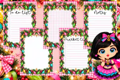 Christmas A6 Notepad Designs - PNG PDF Product Image 2