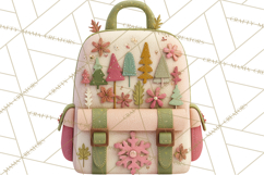 Christmas Accessories PNG, Cut-Paper Collage Winter Clipart Product Image 3