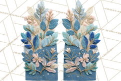 Christmas Accessories PNG, Cut-Paper Collage Winter Clipart Product Image 3