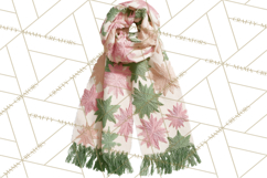 Christmas Accessories PNG, Cut-Paper Collage Winter Clipart Product Image 5