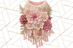 Christmas Accessories PNG, Cut-Paper Collage Winter Clipart Product Image 5