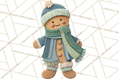 Christmas Accessories PNG, Cut-Paper Collage Winter Clipart Product Image 2