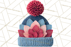 Christmas Accessories PNG, Cut-Paper Collage Winter Clipart Product Image 2
