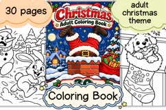 Enjoy 30 funny Christmas coloring pages for adults featuring Santa, elves, reindeer, and holiday chaos. Printable PDF and JPG digital download.