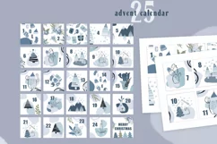 Christmas printable advent calendar- READY TO PRINT FILES Product Image 1