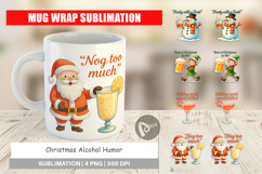 Mug Wrap Christmas Alcohol Humor Quotes Product Image 1