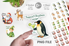 Sticker Christmas Alcohol Humor Quotes Product Image 1