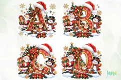 Christmas Alphabet PNG Product Image 1