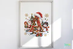 Christmas Alphabet PNG Product Image 2