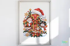 Christmas Alphabet PNG Product Image 2