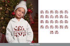 Christmas Alphabet Split with Plaid Design Product Image 1