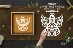 Christmas Angel Ornament SVG Product Image 1