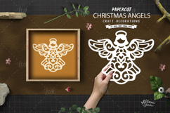 Christmas Angel Papercut SVG Product Image 1