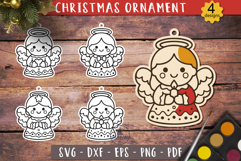Christmas Angel Ornament SVG Painting Toy Laser cut