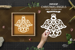 Christmas Angel Papercut SVG Product Image 1