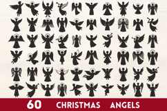 60 Christmas Angels SVG Bundle Product Image 1