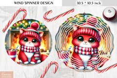 Christmas Cute Animal|Cartoon Wind Spinner Sublimation Product Image 1