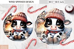 Christmas Cute Animal|Cartoon Wind Spinner Sublimation Product Image 1