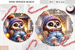 Christmas Cute Animal|Cartoon Wind Spinner Sublimation Product Image 1