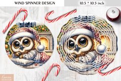 Christmas Cute Animal|Cartoon Wind Spinner Sublimation Product Image 1